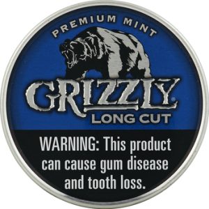 Buy Grizzly Long Cut Mint Chewing Tobacco