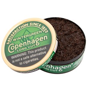Buy Copenhagen Long Cut Wintergreen Chewing Tobacco