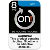 ON! Mint 8mg Nicotine Pouches
